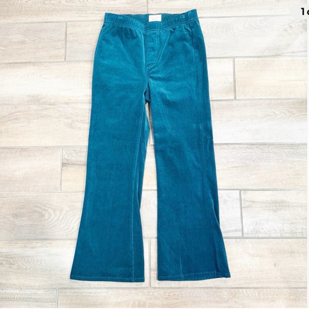 Pilcro Teal Blue Corduroy Bootcut Pants